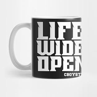 Cboystv Merch Life Wide Open Mug